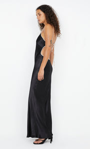 Sol Tie Maxi Dress in Black by Bec + Bridge