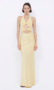 Solare Halter Dress in Citrus by Bec + Bridge