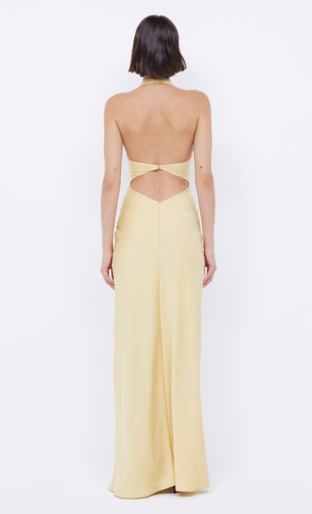 Solare Halter Dress in Citrus by Bec + Bridge