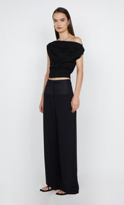 Soraya Boatneck Top in Black by Bec + Bridge