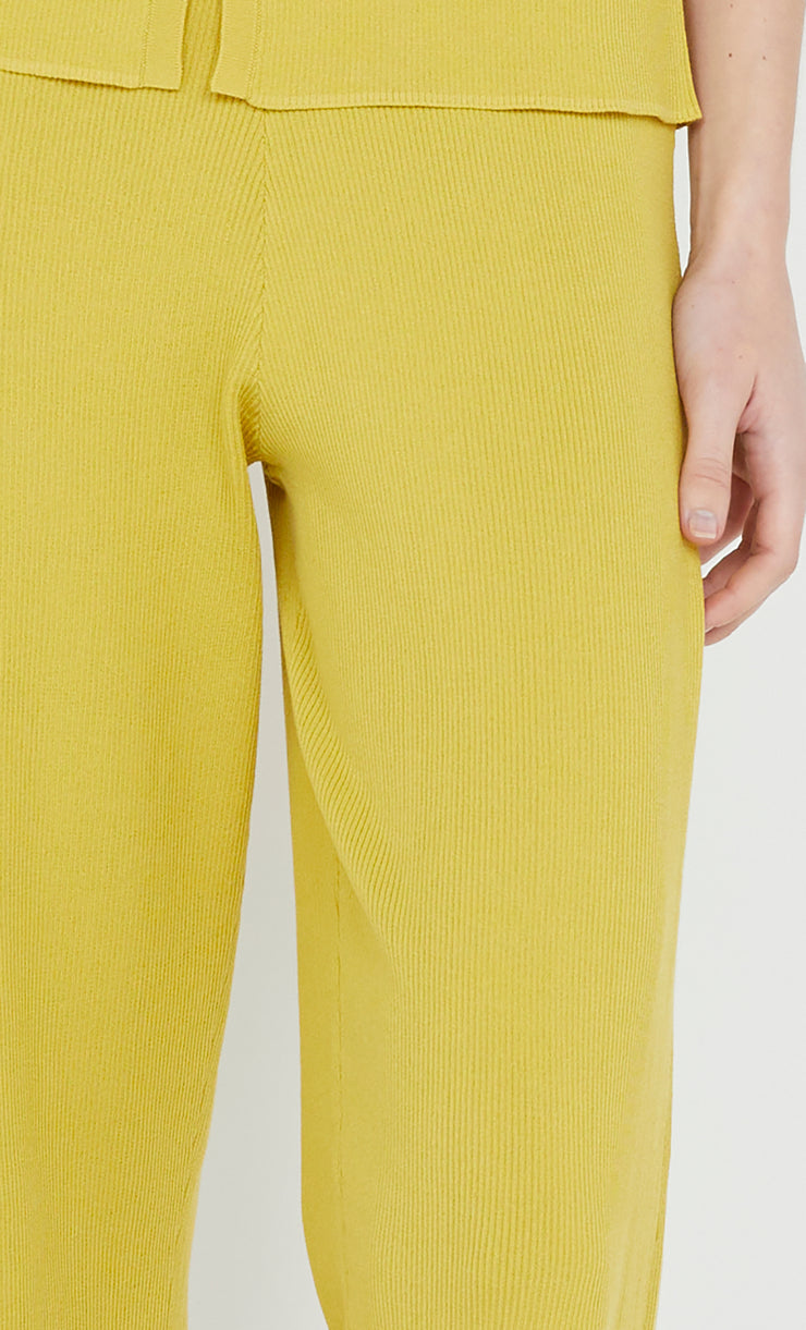 SORRENTO KNIT PANT - CITRUS