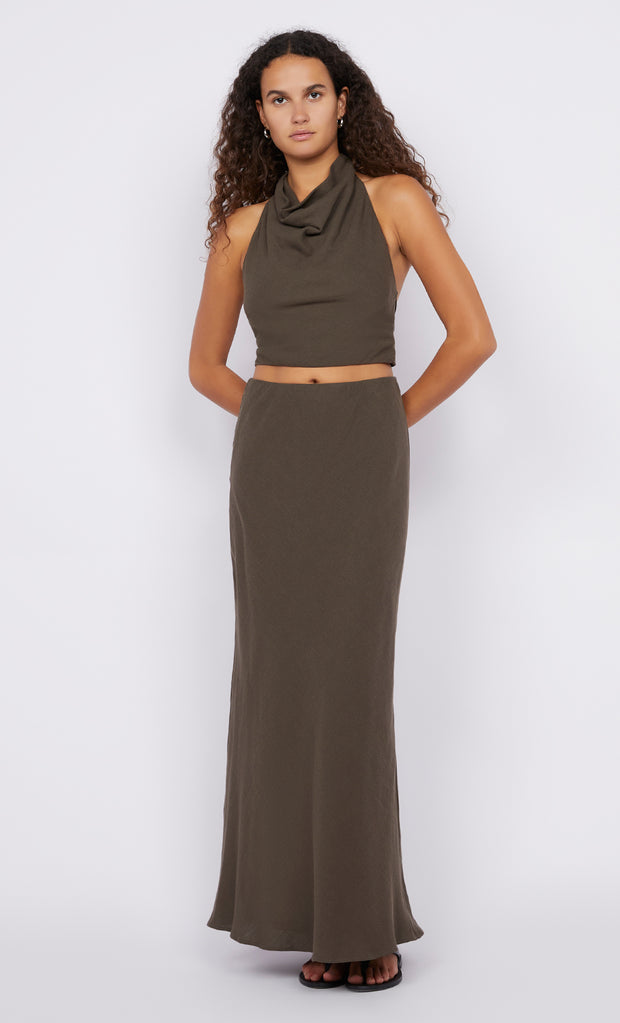 EVERLY MAXI SKIRT - TWIG