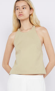 TAMI APRON TOP - SAND