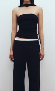 Vida Ruched Top in Black by Bec + Bridge