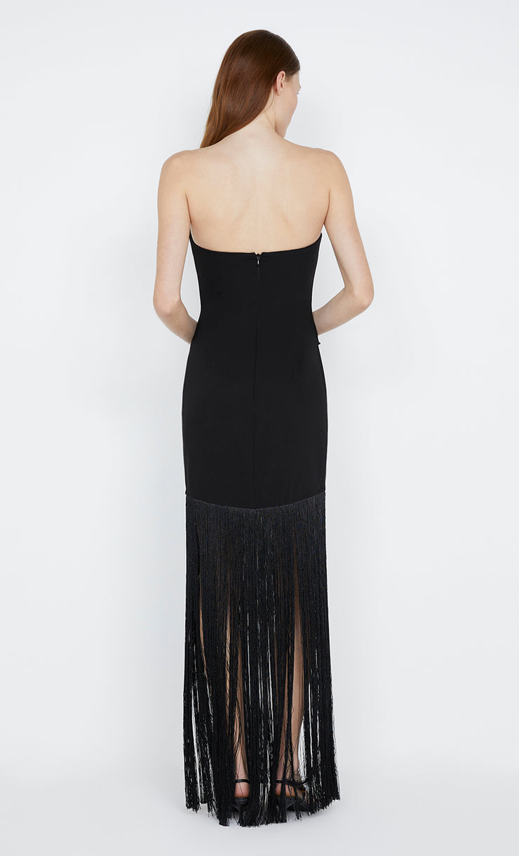 Wilder Fringe Dress in black by Bec + Bridge