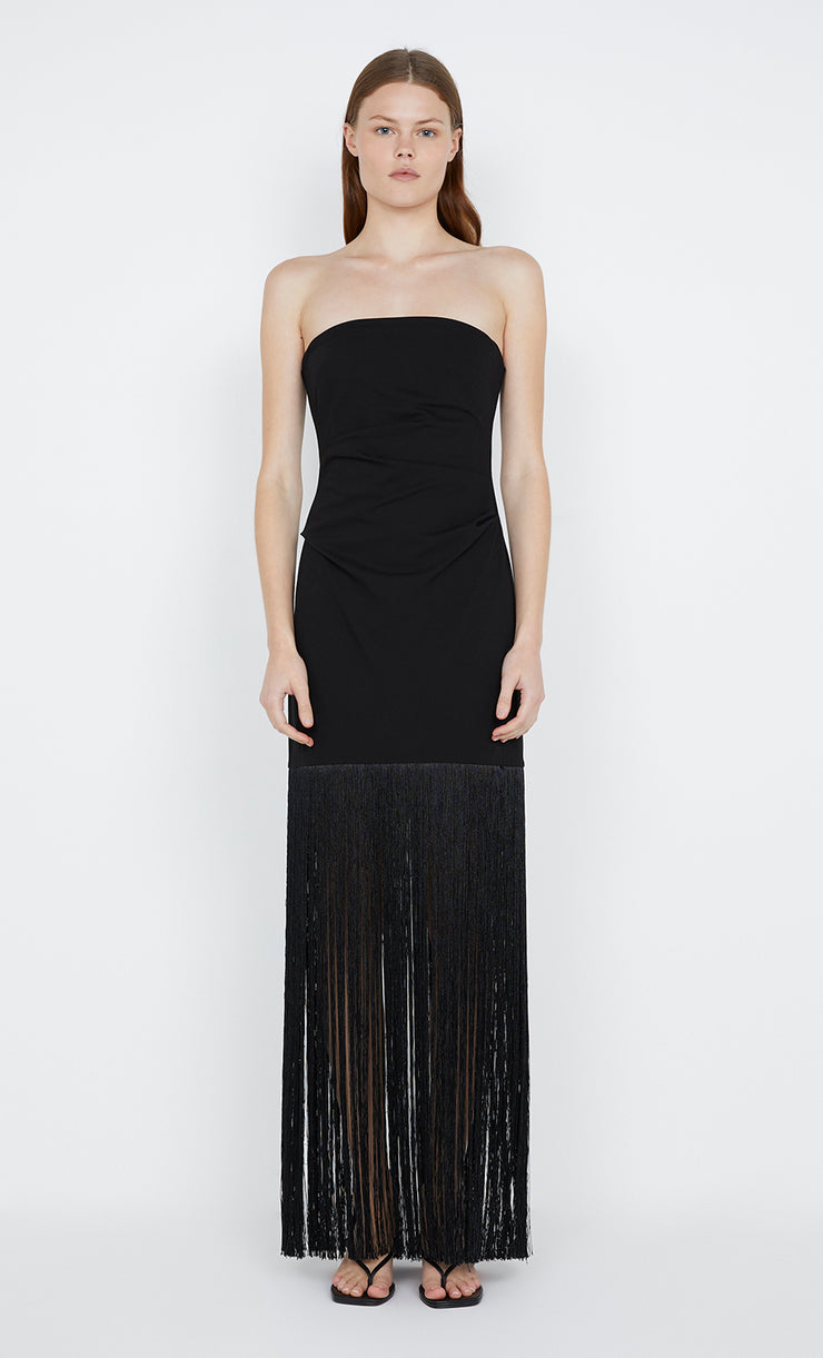 Wilder Fringe Dress in black by Bec + Bridge