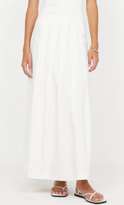 YANA MAXI SKIRT  - WHITE