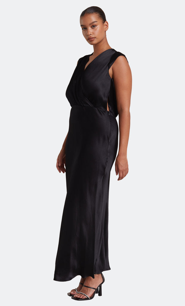 MOON DANCE MAXI DRESS - BLACK