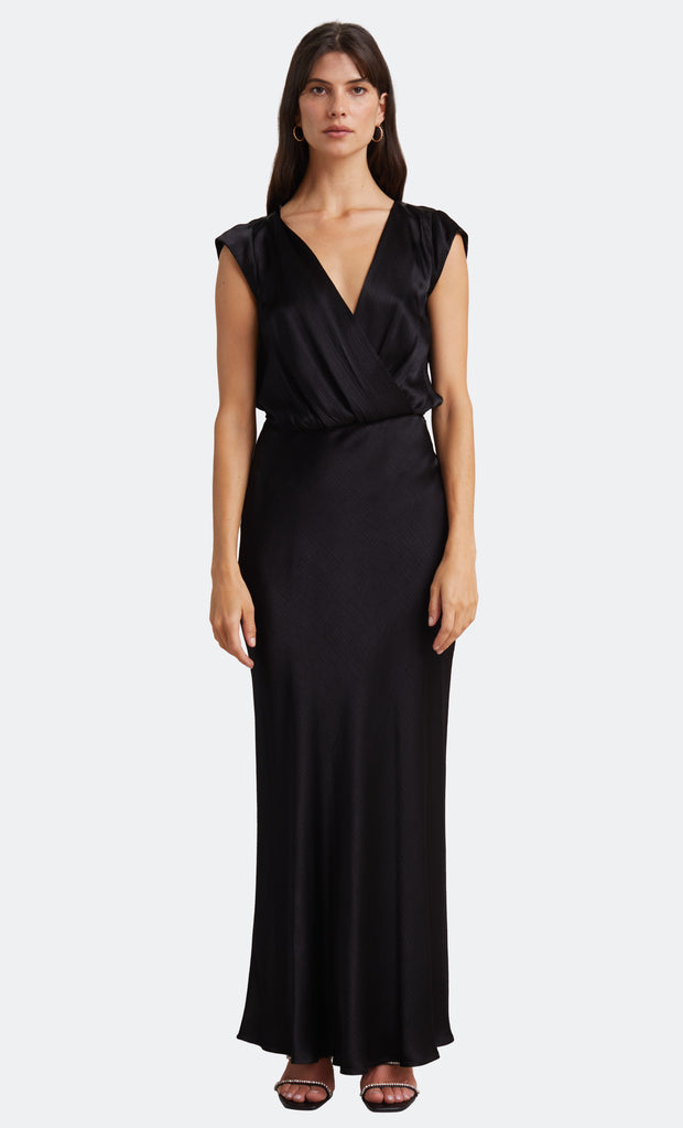 MOON DANCE MAXI DRESS - BLACK