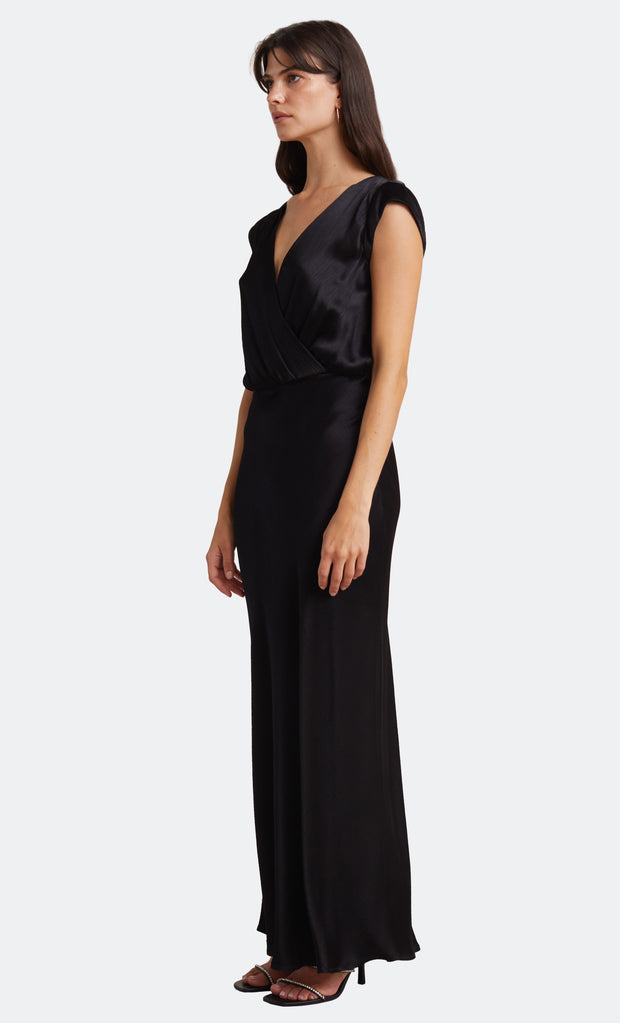 MOON DANCE MAXI DRESS - BLACK