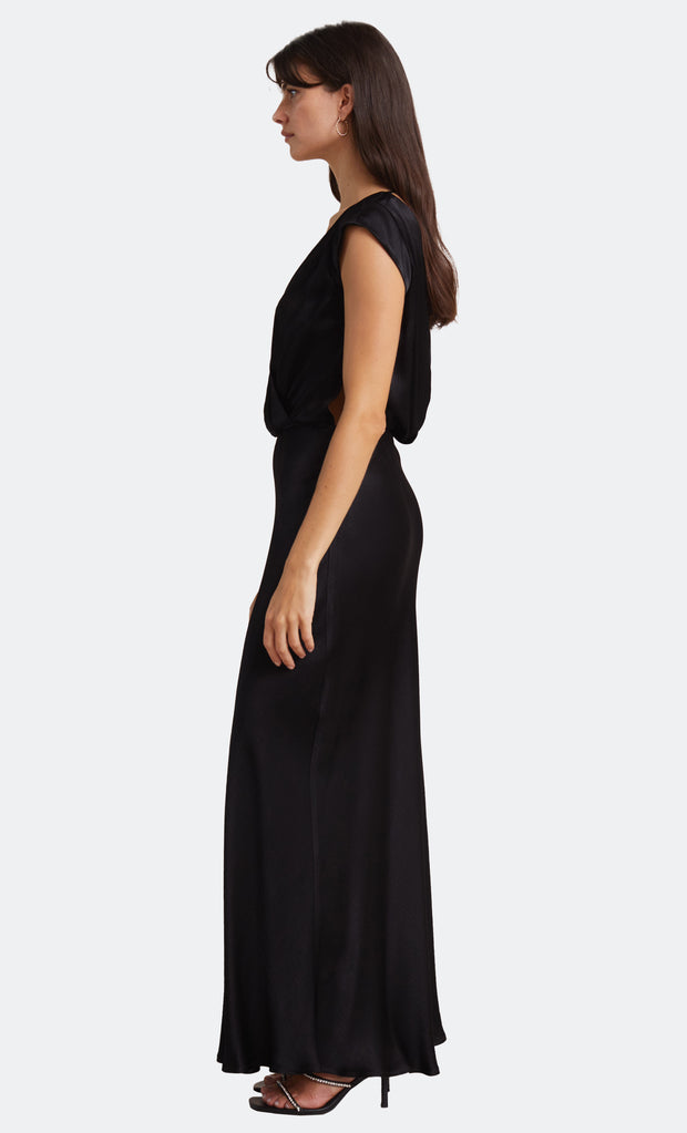 MOON DANCE MAXI DRESS - BLACK