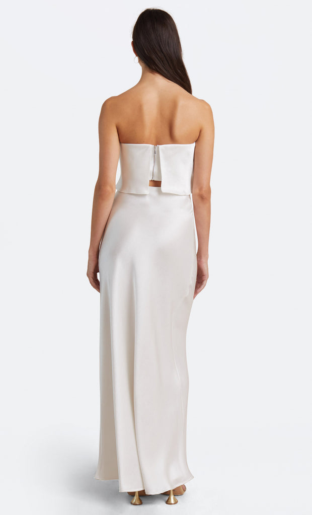 THE DREAMER STRAPLESS TOP  - IVORY