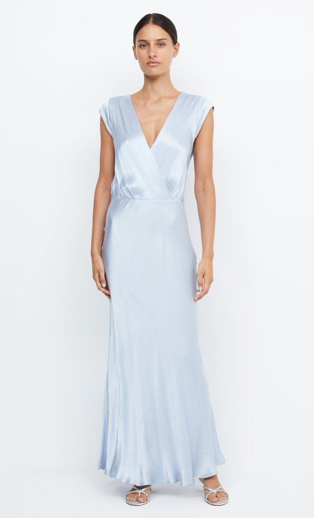 MOON DANCE MAXI DRESS - DUSTY BLUE