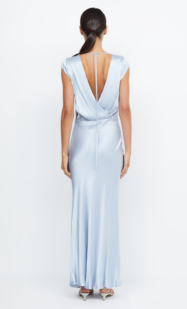 Moon Dance Maxi Bridesmaid Dress in Dusty Blue by Bec + Bridge