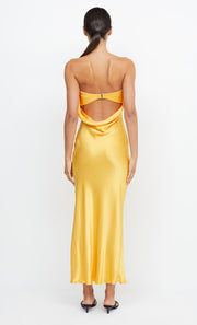 MOON DANCE STRAPLESS DRESS - MANGO