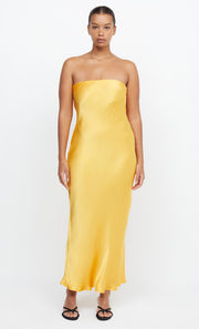 MOON DANCE STRAPLESS DRESS - MANGO