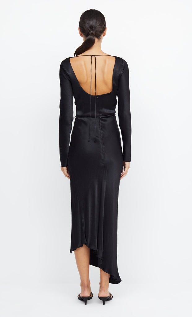 Moon Dance Long Sleeve Maxi Dress in Black by Bec + Bridge