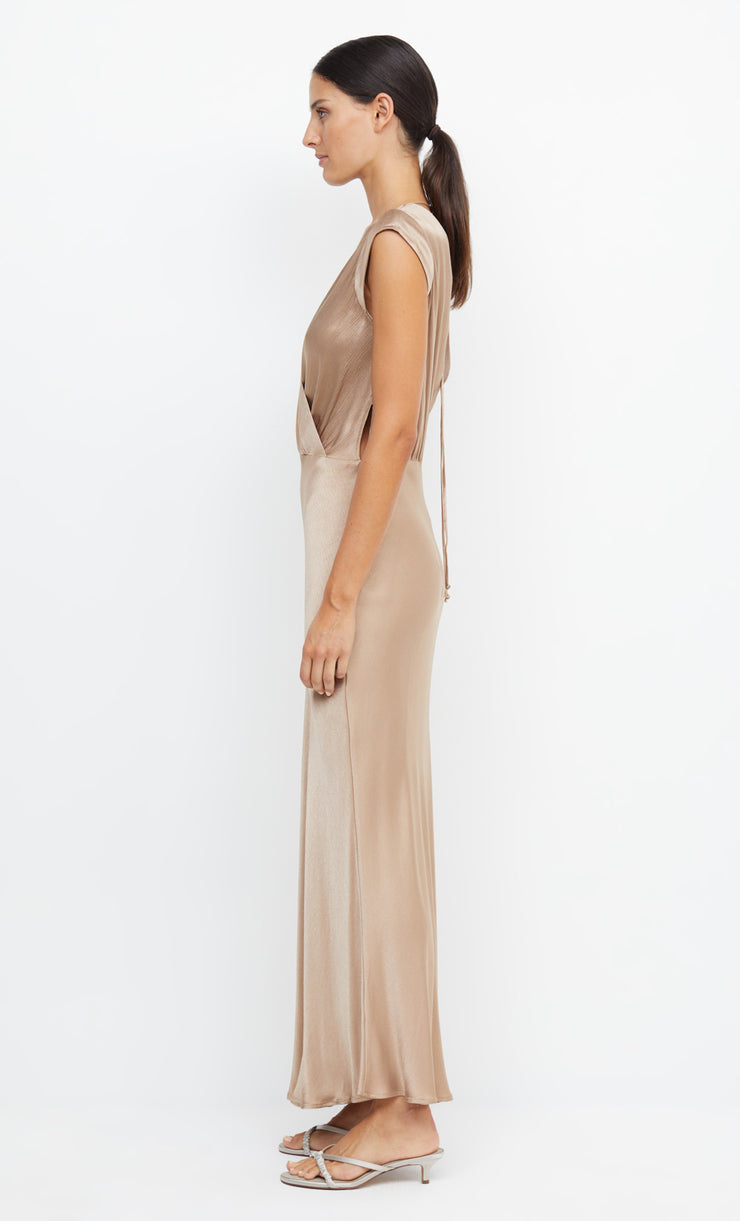 MOON DANCE MAXI DRESS - GOLDEN