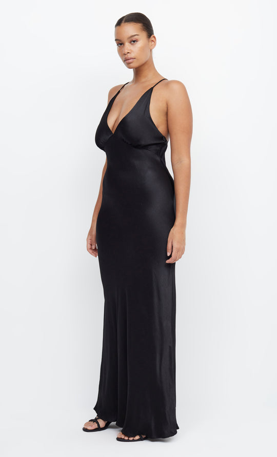 MOON DANCE V MAXI DRESS BLACK BEC BRIDGE AU