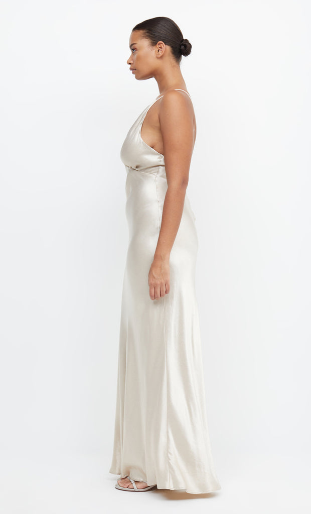 Moon Dance V Maxi Bridesmaid Dress in Sand By Bec + Bridge