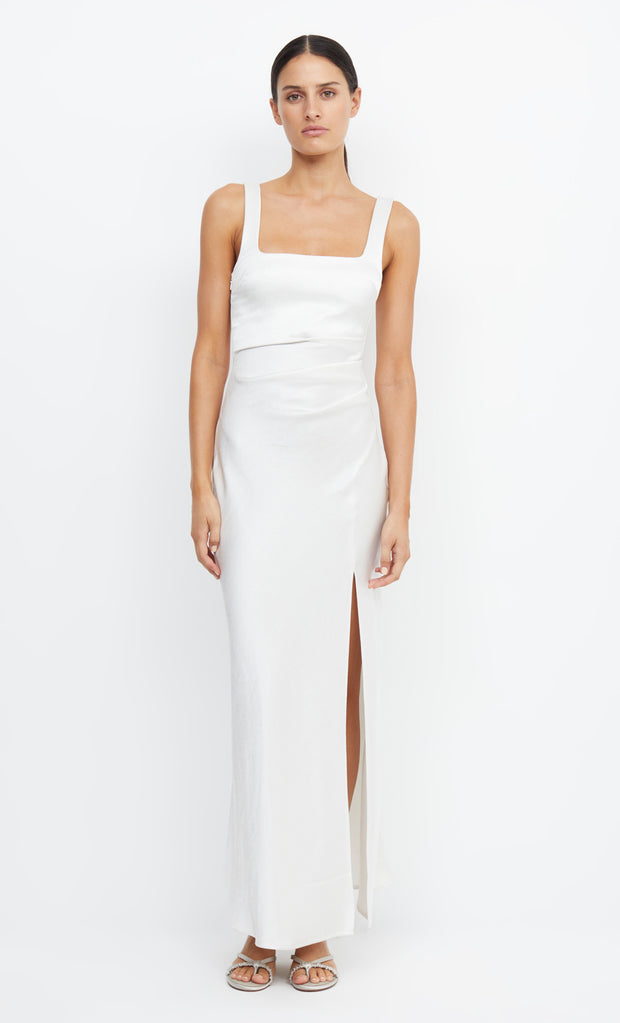 THE DREAMER SQUARE NECK DRESS  - IVORY